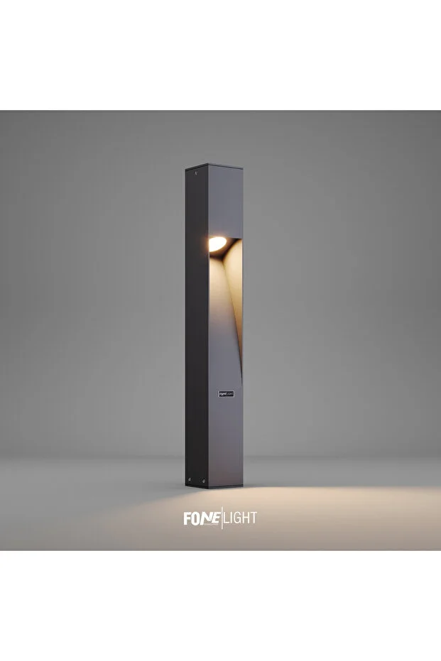 Bahçe Çim Peyzaj Bollard 3000k Led Aydınlatma Aka040-cu75 Antrasit